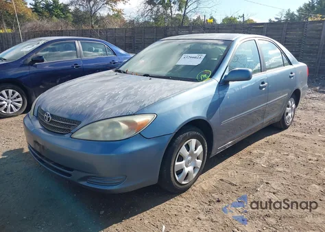 2002 Toyota Camry Le из США, поврежденный, VIN 4T1BE32K22U604831